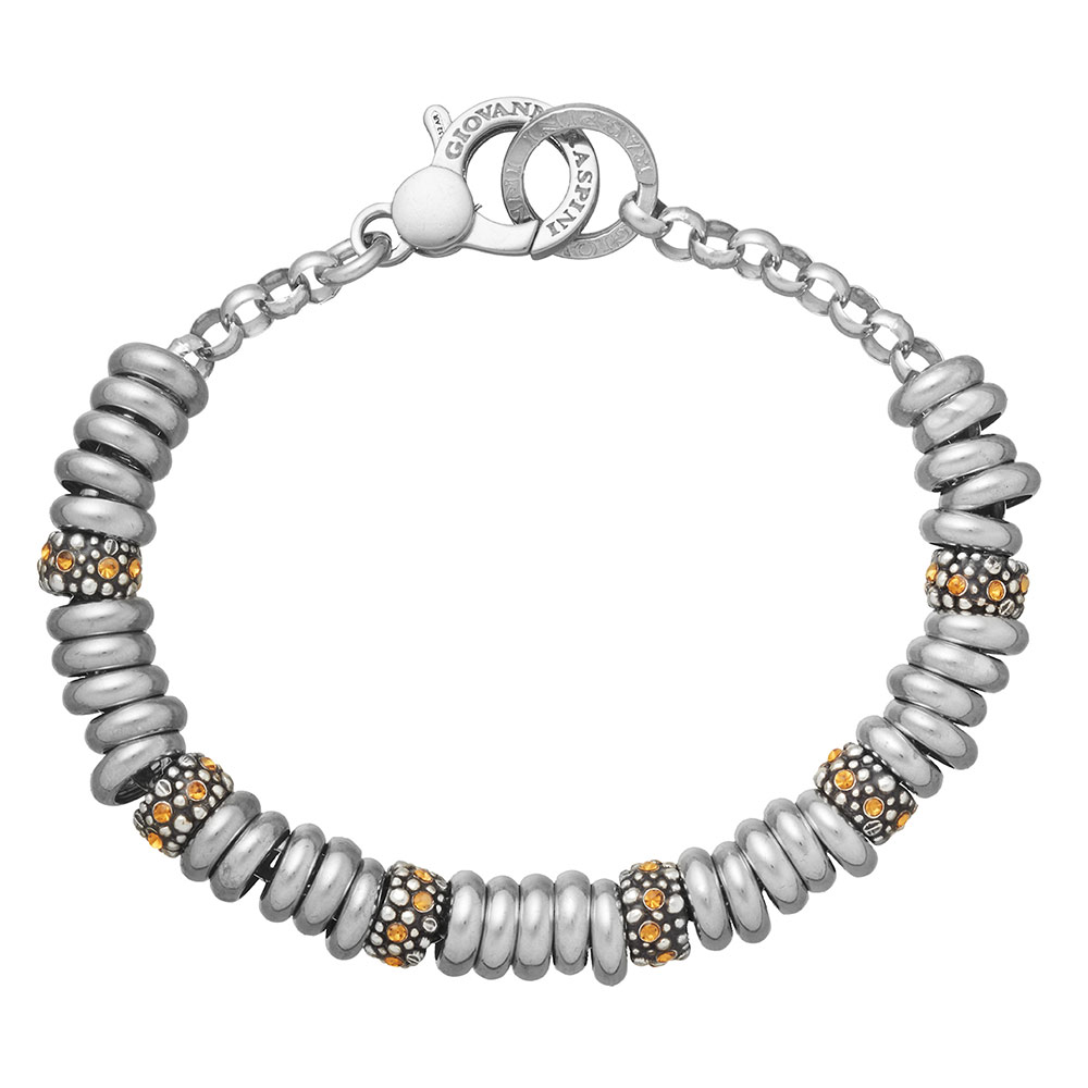 Bracciale Giovanni Raspini Beads Crystal Giallo