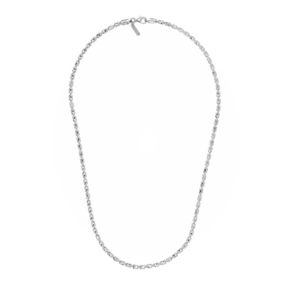 Collana Desmos Barrel Crystal 3 in Argento Bianco Collana Desmos Barrel Crystal 3 in Argento Bianco
