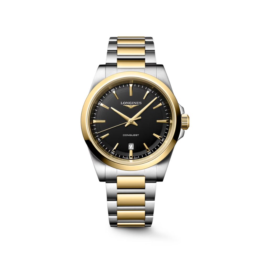 Longines Conquest Acciaio Pvd Giallo Quartz 38mm Longines Conquest Acciaio Pvd Giallo Quartz 38mm