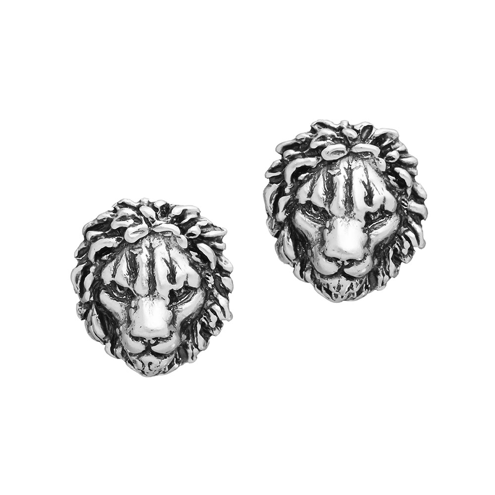 Giovanni Raspini Lion Heads Earrings