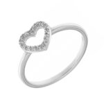 Cleo Mini hohles Herz Ring