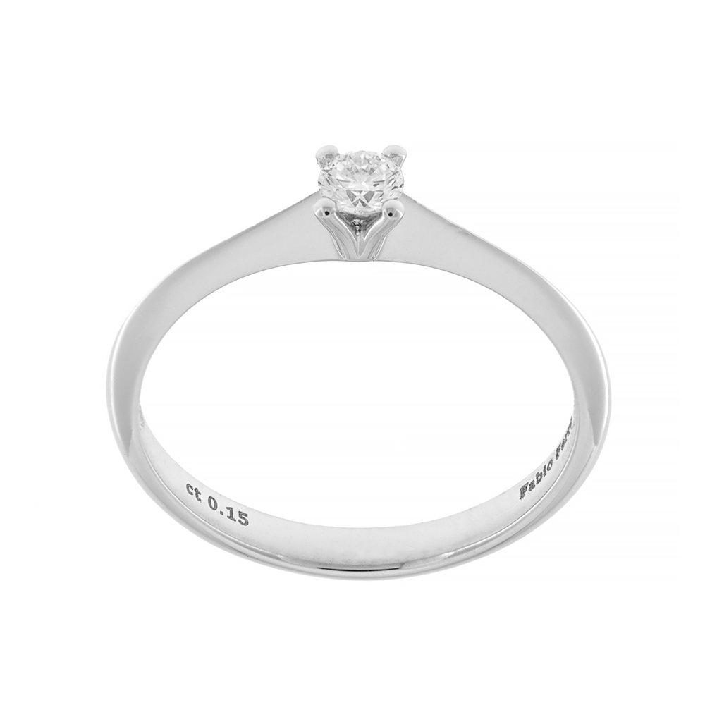 Anello di Fidanzamento Fabio Ferro Calice Martini 0,15 Carati Anello di Fidanzamento Fabio Ferro Calice Martini 0,15 Carati