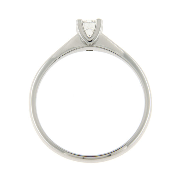 Fabio Ferro Chalice Engagement Ring in White Gold with 0.25 Carat Diamond
