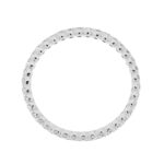 Eternity Ring Fabio Ferro Mini in White Gold with Diamonds 0.36 Carats