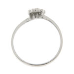 Fabio Ferro Mini Bubble Engagement Ring in White Gold with 0.06 Carat Diamond