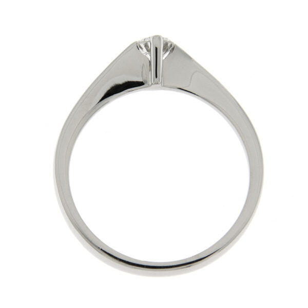 Fabio Ferro Dating Engagement Ring in White Gold with 0.25 Carat Diamond