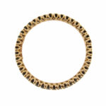 Ewiger Ring Fabio Ferro Rose Gold mit schwarzen Diamanten 0,51 Karat