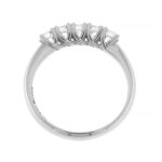 Fabio Ferro White Gold Wedding Ring with Diamonds