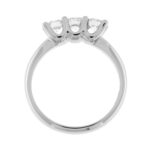 Trilogy Fabio Ferro Charlotte Model Ring in White Gold with 0.75 Carat Diamonds