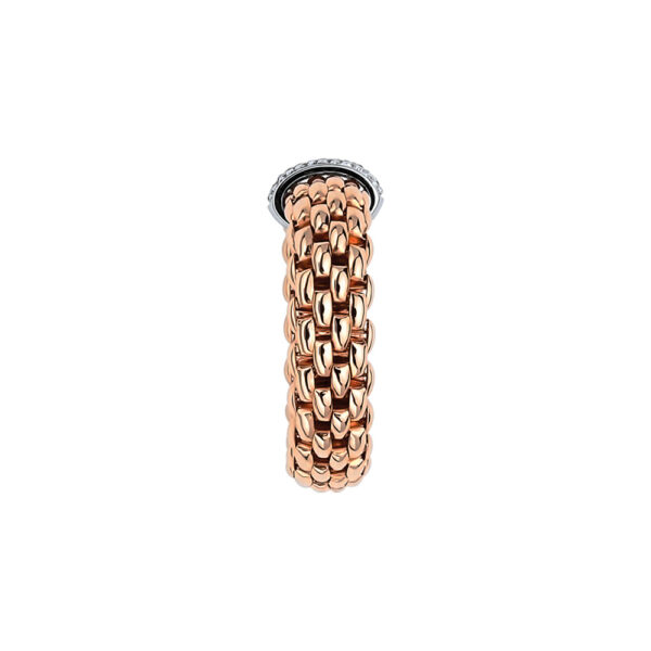 Fope Vendome Collection Flex It Ring in Rose Gold with Diamonds