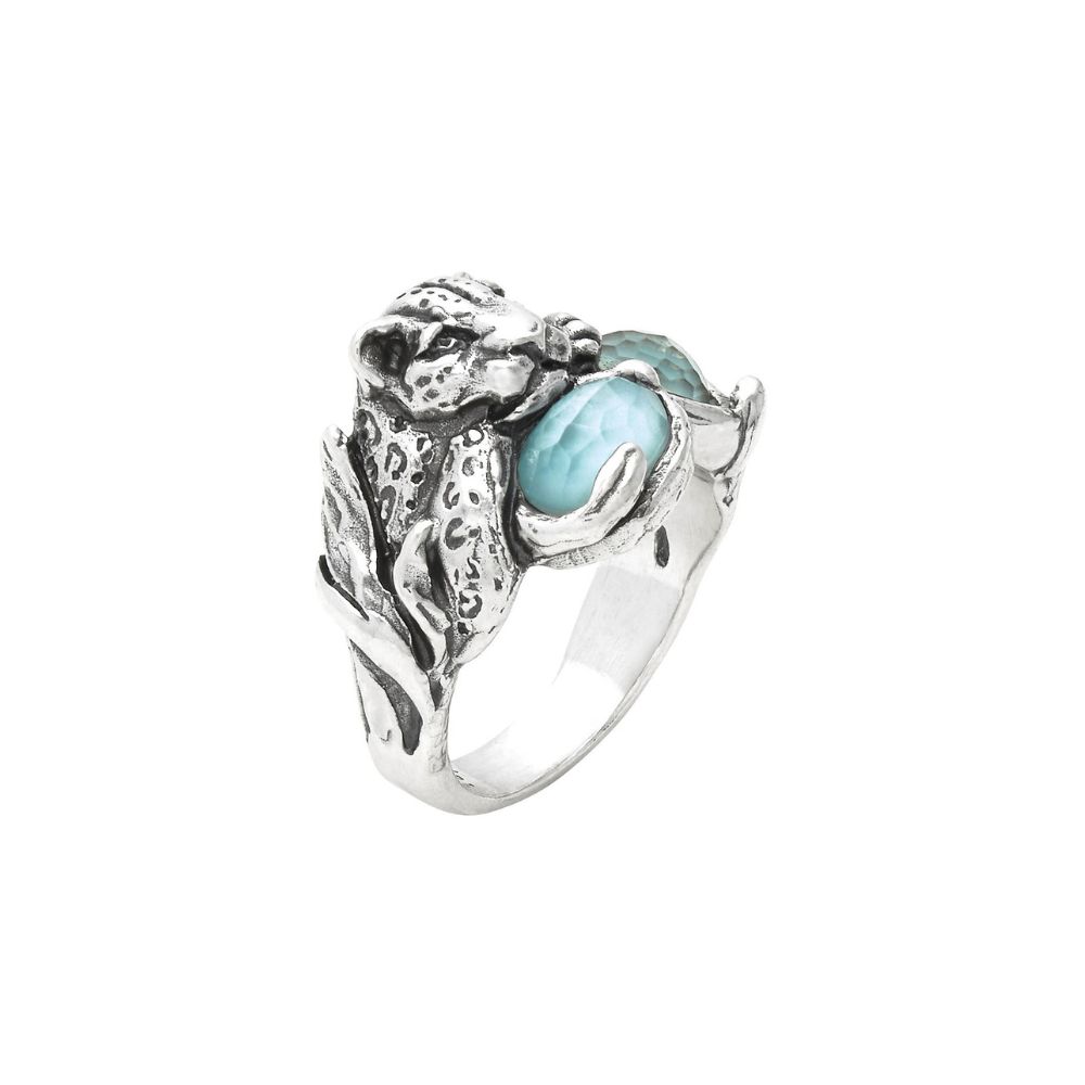 Anello Giovanni Raspini Blue Jaguar con Madreperla Anello Giovanni Raspini Blue Jaguar con Madreperla