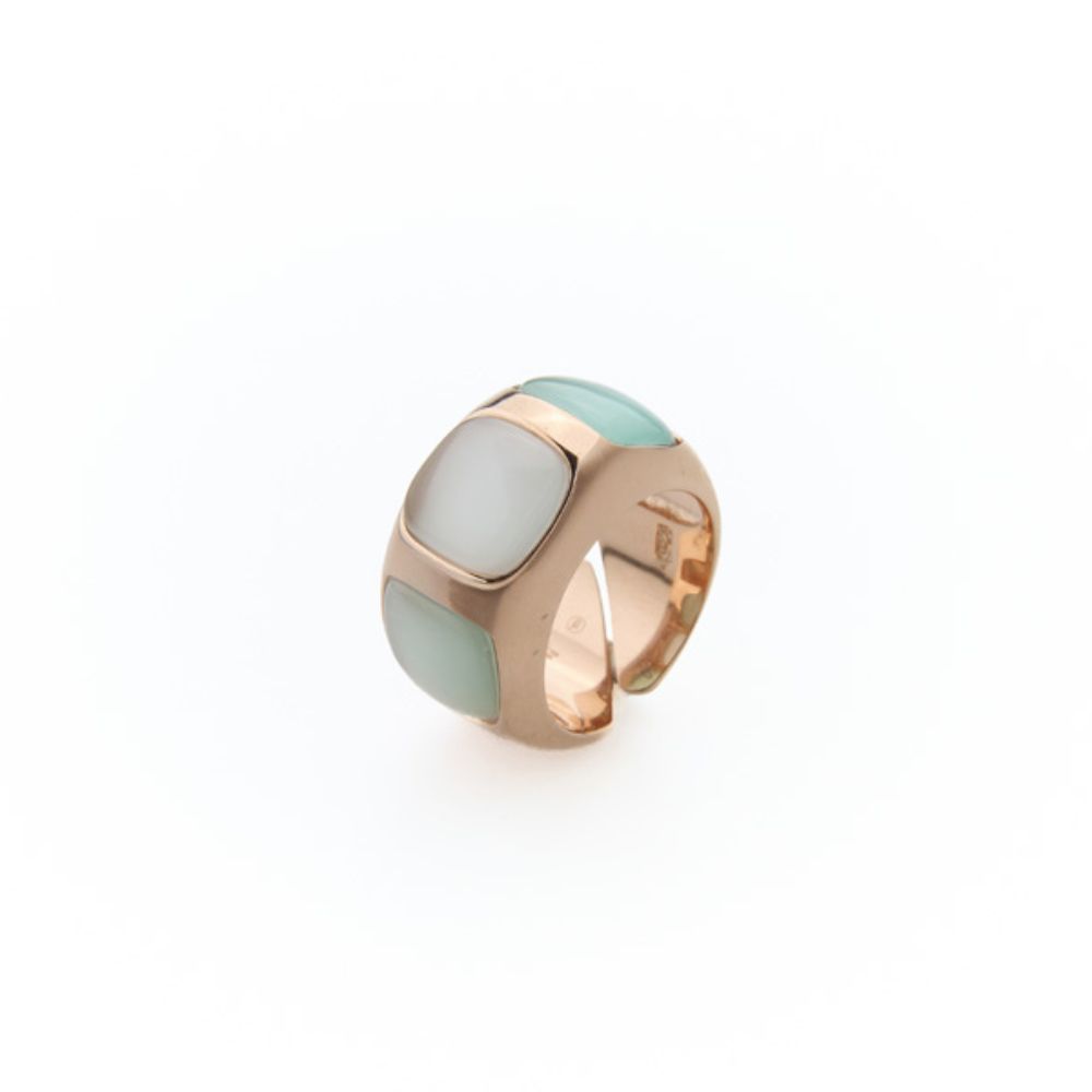 Anello Madi Marea con Tre Quarzi Idrotermali