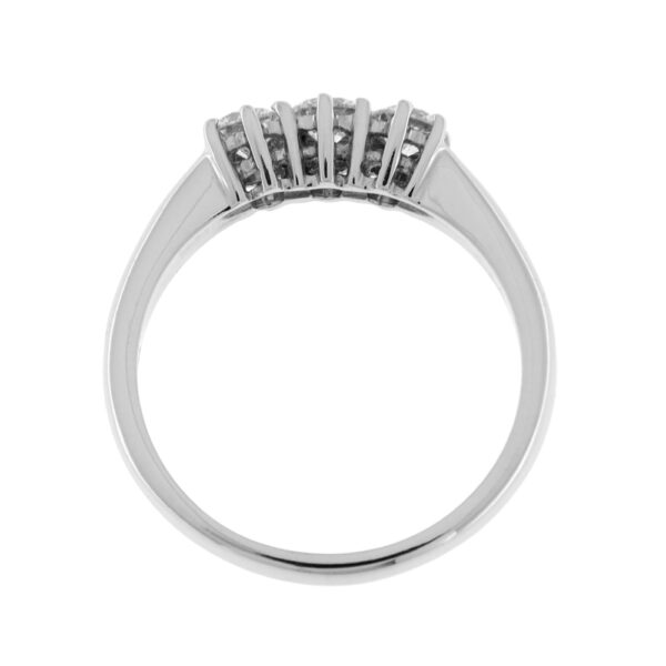 Fabio Ferro Trilogie-Ring aus Weißgold und 0,56 Karat Diamanten