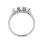 Trilogy Fabio Ferro Ring in White Gold with Brilliant Cut Diamonds 0.55 Carat