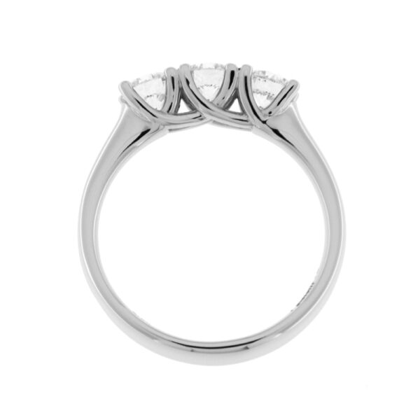Trilogy Fabio Ferro Ring in White Gold with Brilliant Cut Diamonds 0.55 Carat