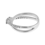 Trilogy Fabio Iron Trilogy Ring in White Gold with Diamonds 0.26 Carats