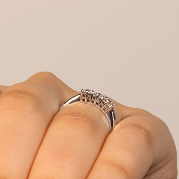 Fabio Ferro Trilogie-Ring aus Weißgold und 0,56 Karat Diamanten