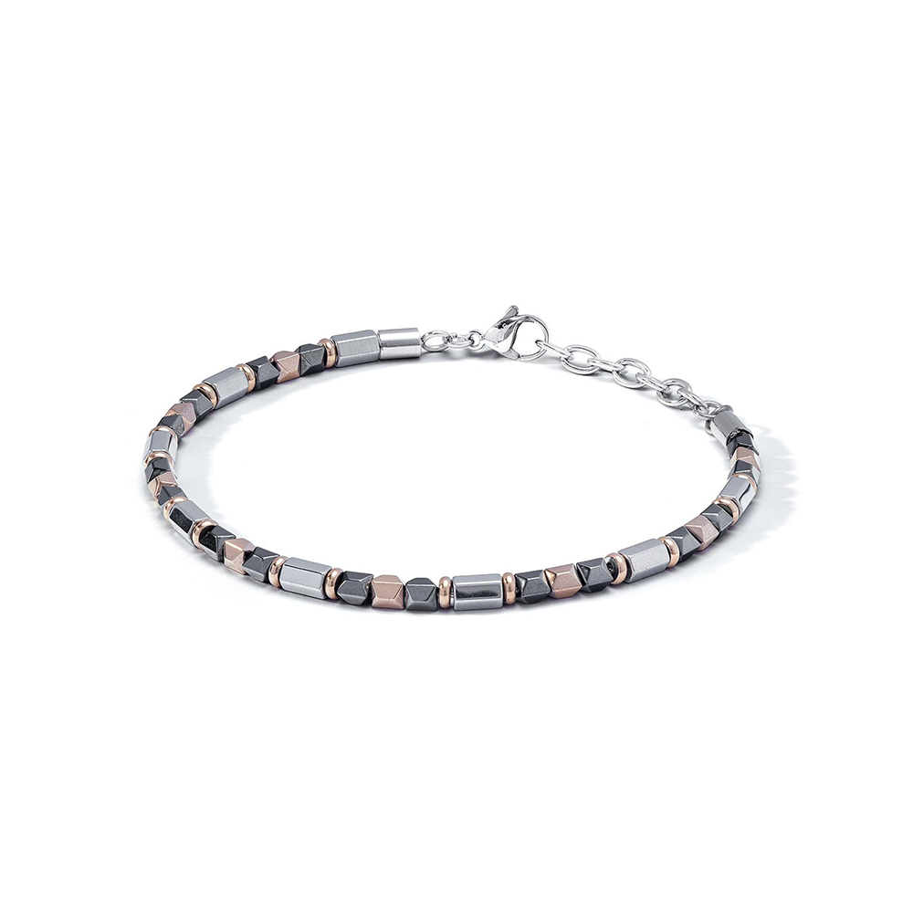 Bracciale Comete in Acciaio PVD Rosa