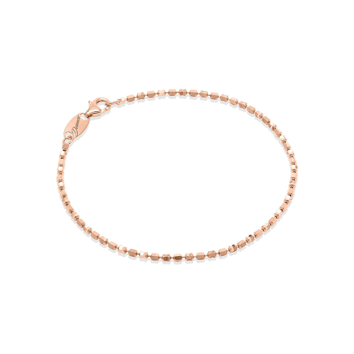 Rose Silver Desmos Mirror Design Bracelet