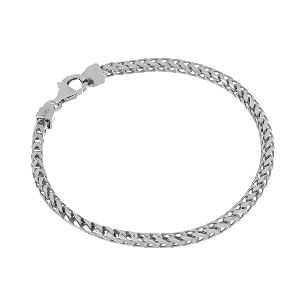 Bracciale Desmos Fish Bone in Argento Bianco Bracciale Desmos Fish Bone in Argento Bianco