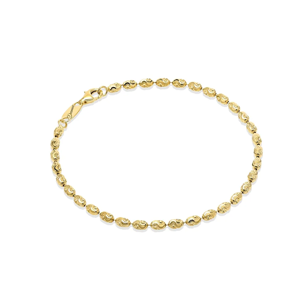 Desmos Rice Bracelet In Gold Silver