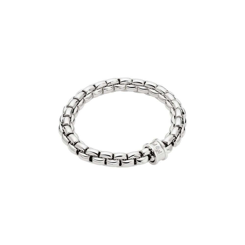 Bracciale Fope Collezione Eka Flex It con Diamante in Oro Bianco Grande