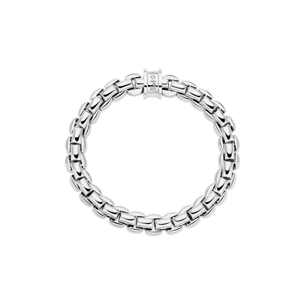 Bracciale Fope Collezione Eka Flex It con Diamante in Oro Bianco Grande