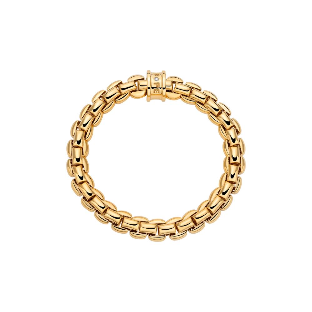 Bracciale Fope Collezione Eka Flex It con Diamante in Oro Giallo Grande