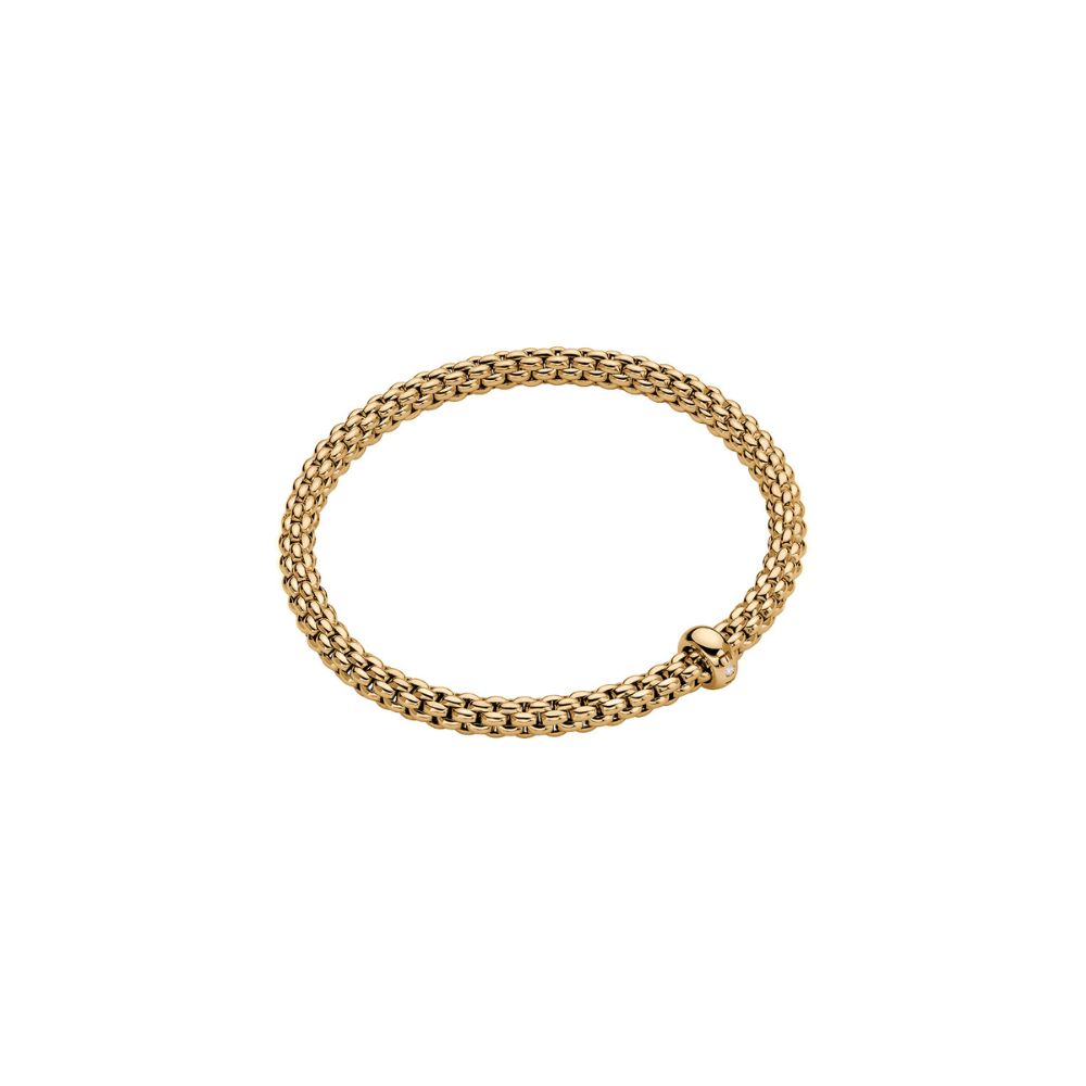 Bracciale Fope Collezione Solo Flex It in Oro Giallo con Diamante