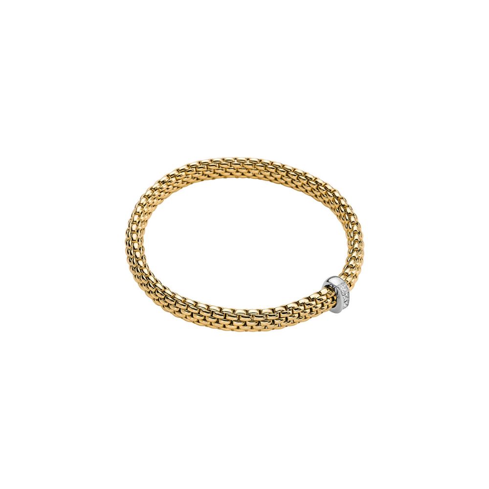 Bracciale Fope Collezione Vendome Flex It in Oro Giallo con Diamanti Grande