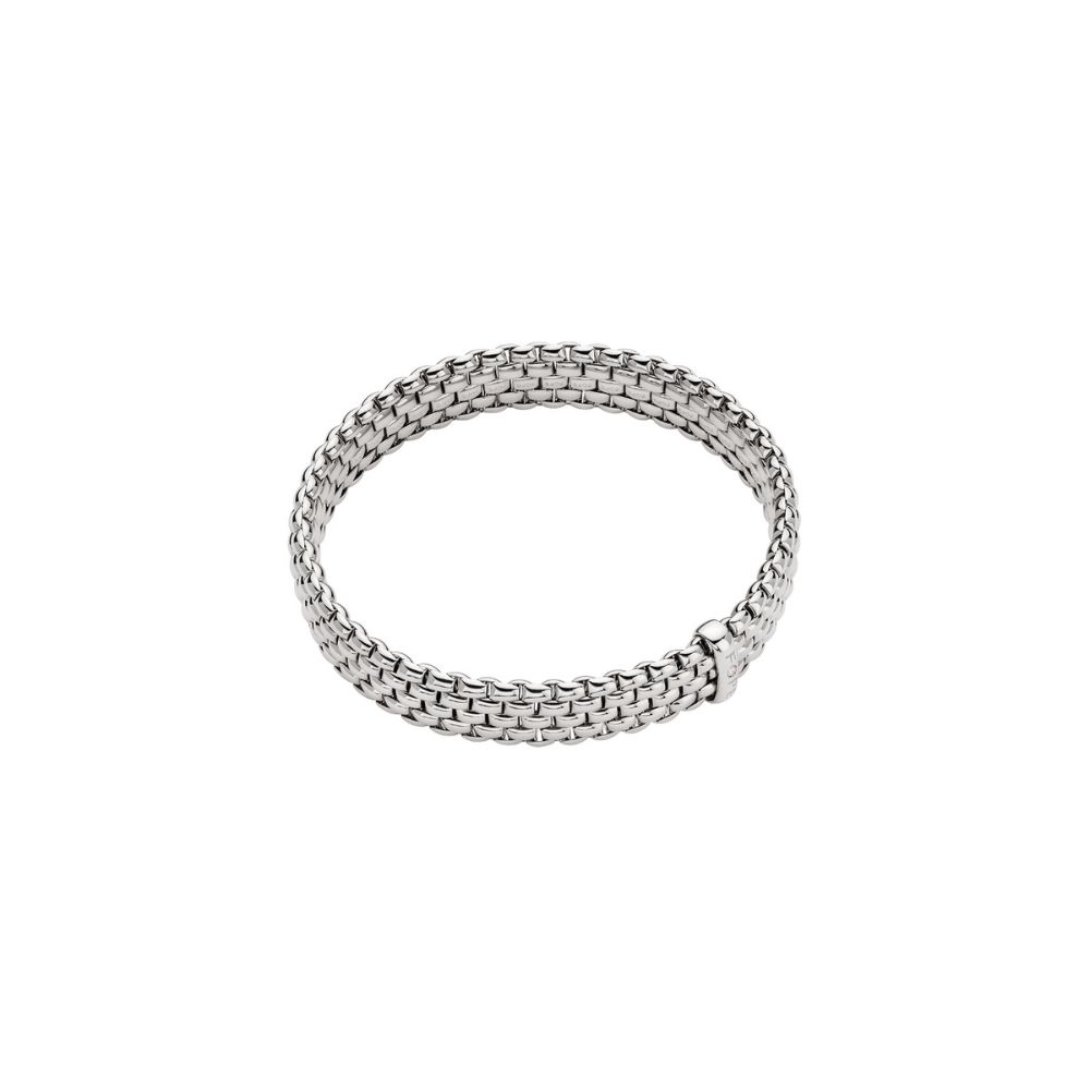 Bracciale Fope Panorama Flex It in Oro Bianco con Diamante