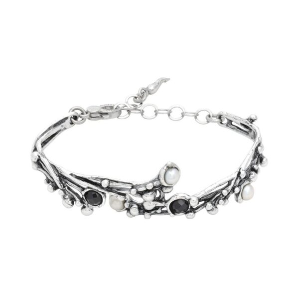 Bracciale Giovanni Raspini Aura con Perle Naturali e Onice Bracciale Giovanni Raspini Aura con Perle Naturali e Onice