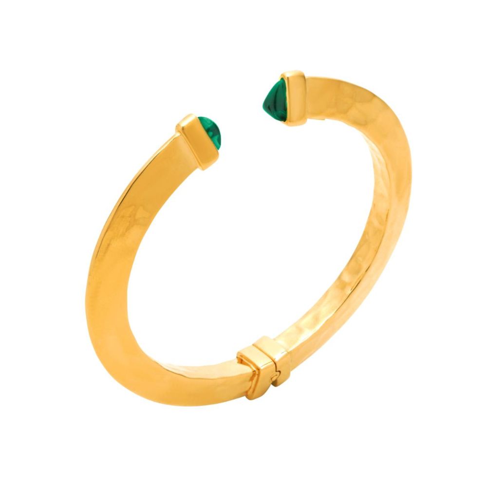 Bracciale Giovanni Raspini Blade Colour Green Blade Piccolo Oro