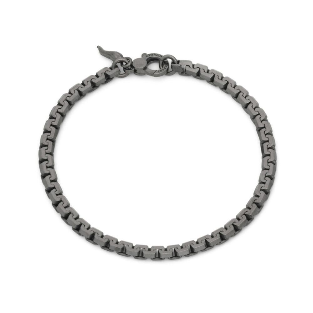 Giovanni Raspini Armband Griechische Ketten Schwarz