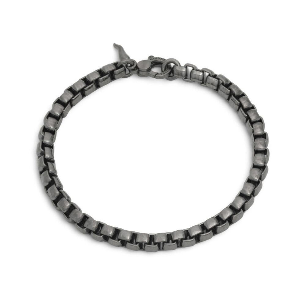 Giovanni Raspini Armband Venezianische Ketten Schwarz