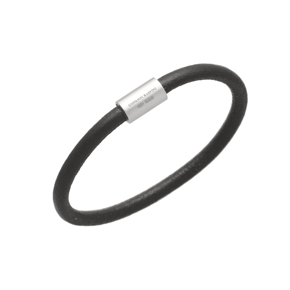 Bracciale Giovanni Raspini con Cuoio Nero