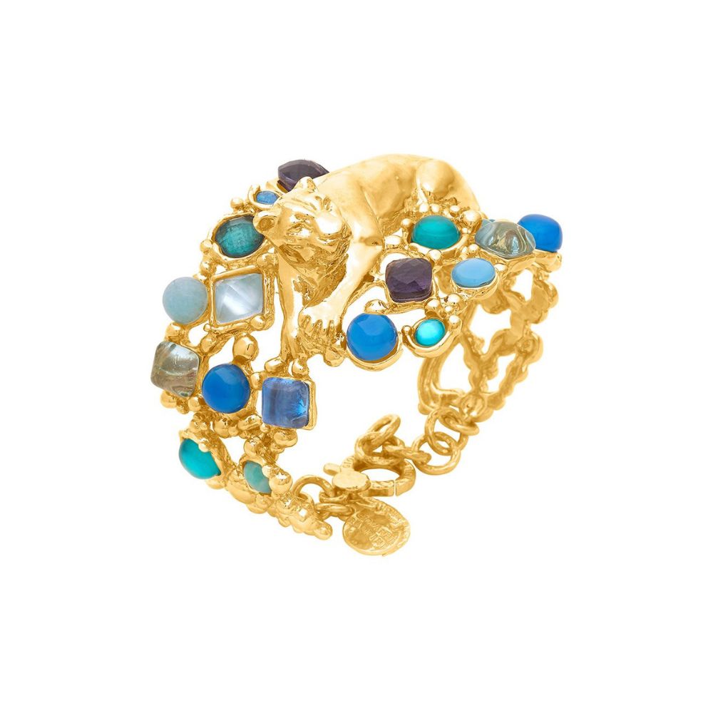 Bracciale Giovanni Raspini Phantere Mirage Bleu Bracciale Giovanni Raspini Phantere Mirage Bleu