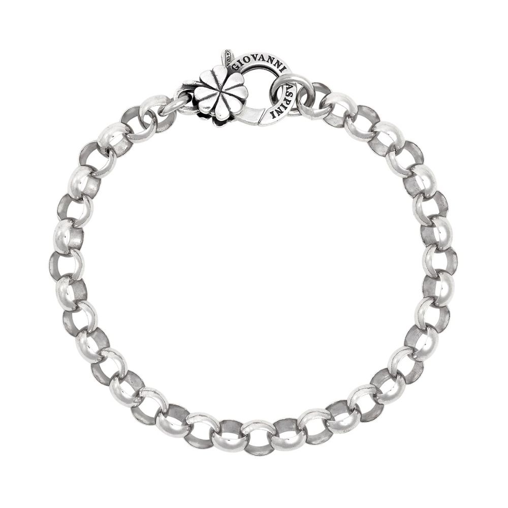 Bracciale Giovanni Raspini Rolo Chiusura Quadrifoglio