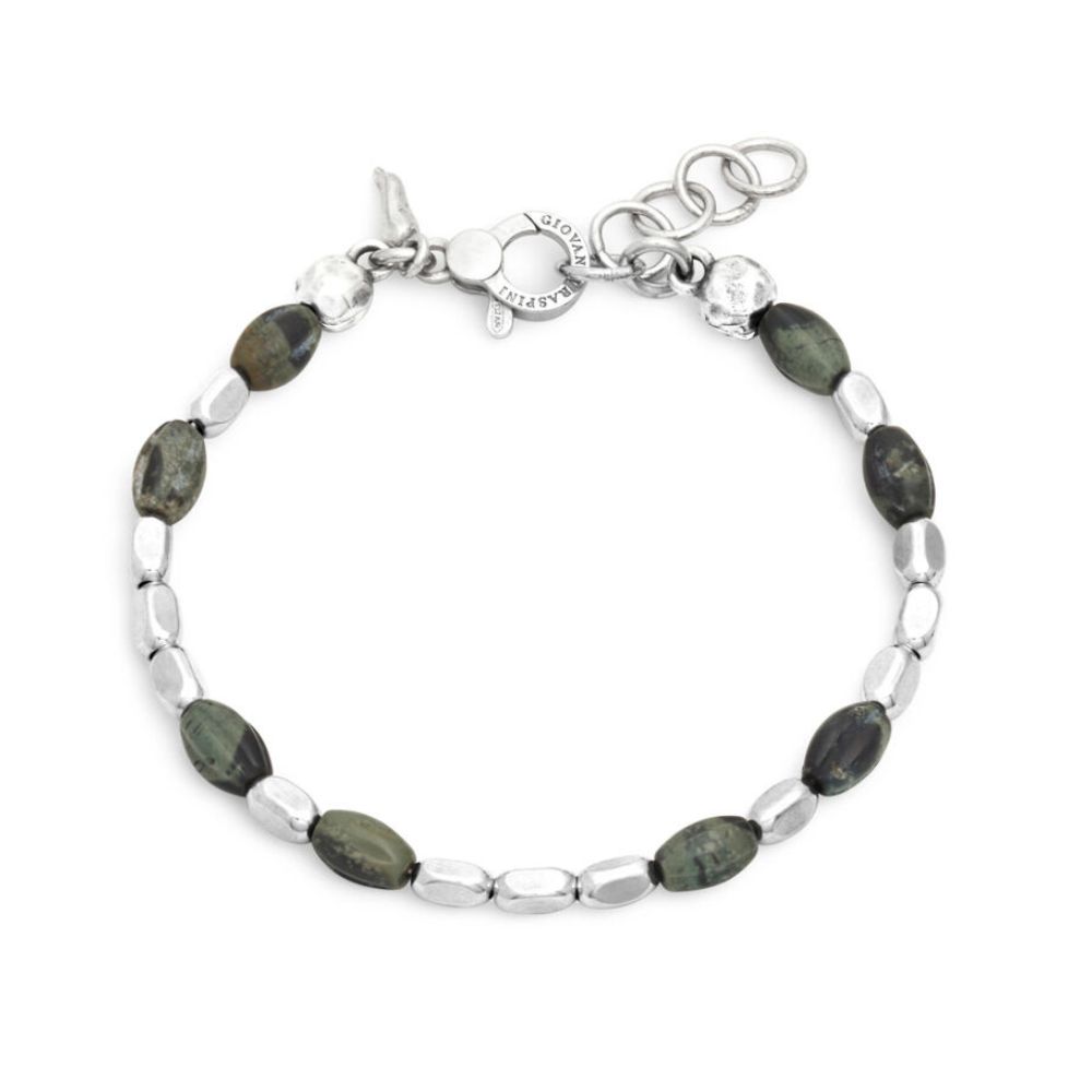 Giovanni Raspini Tango Seed Armband Afrikanischer Jaspis