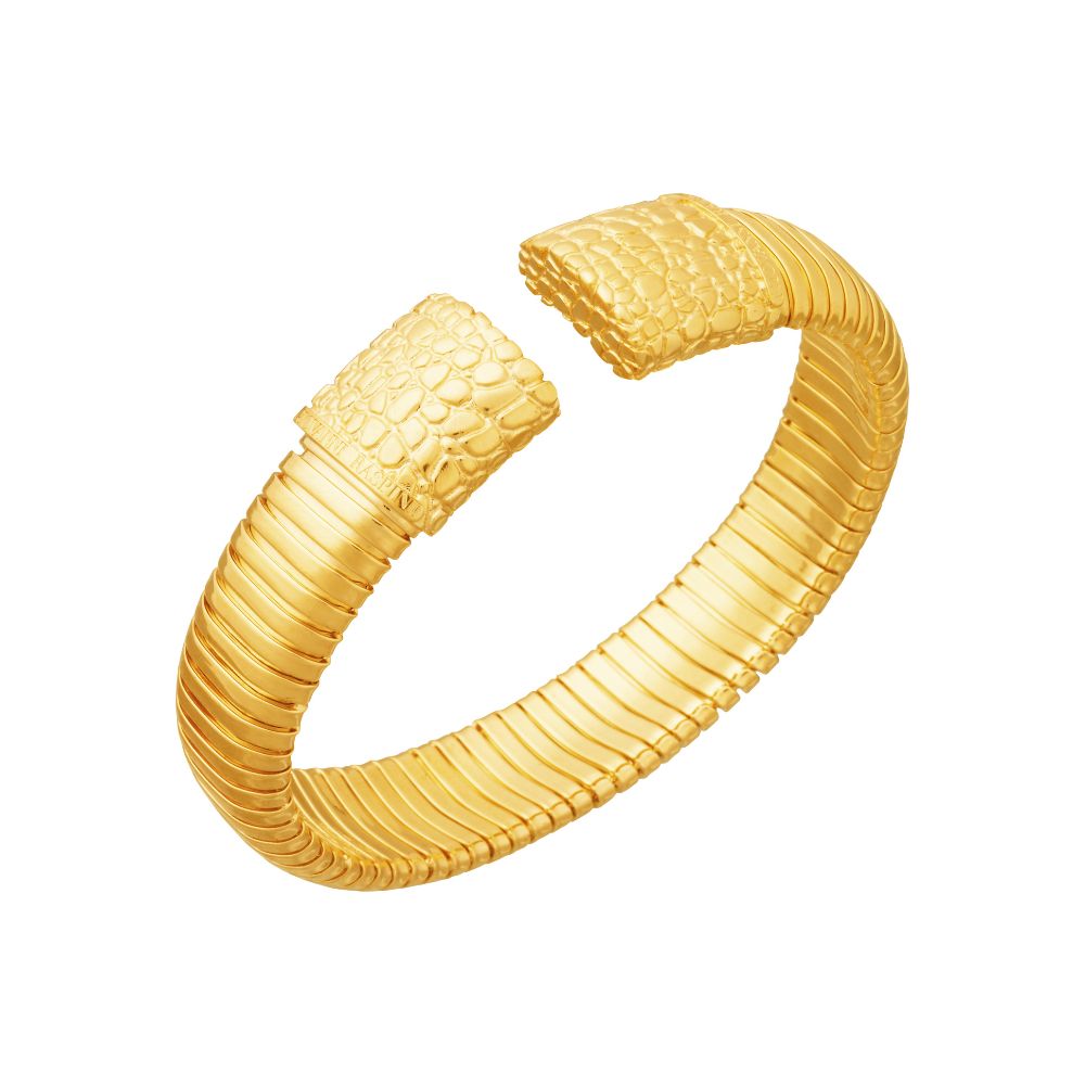 Giovanni Raspini Tubogas Croco Golden Bracelet