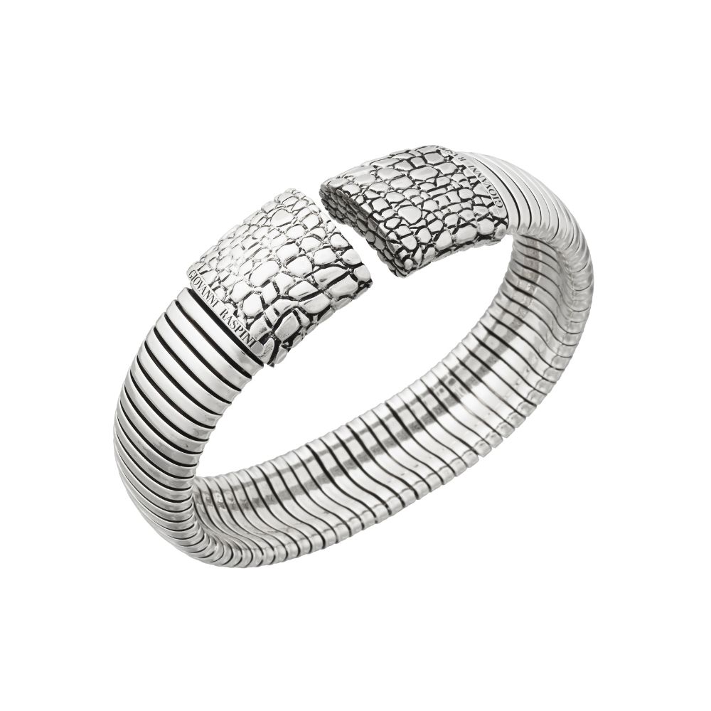 Giovanni Raspini Tubogas Croco Grande Bracelet