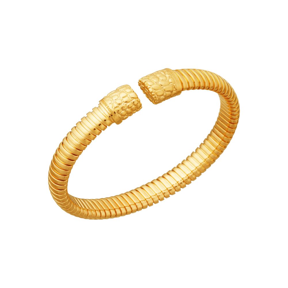 Giovanni Raspini Tubogas Croco Small Golden Bracelet
