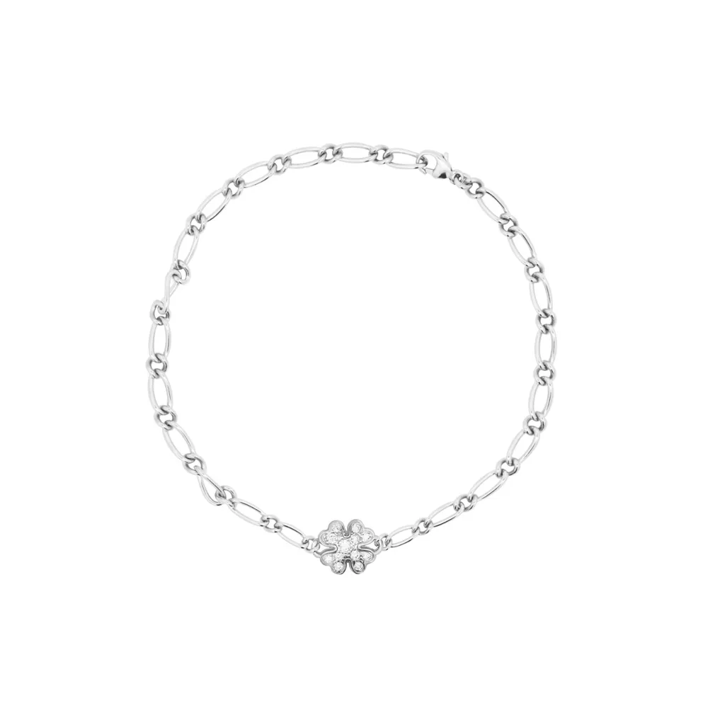 Bracciale Rue des Mille Quadrifoglio Small Pave Cheval