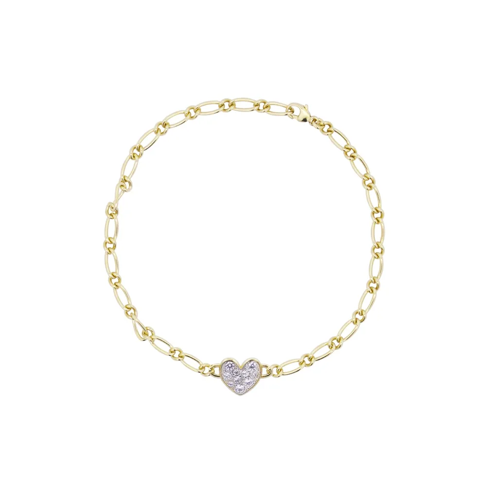 Bracciale Rue des Mille Shapes Catena Cheval Cuore Small