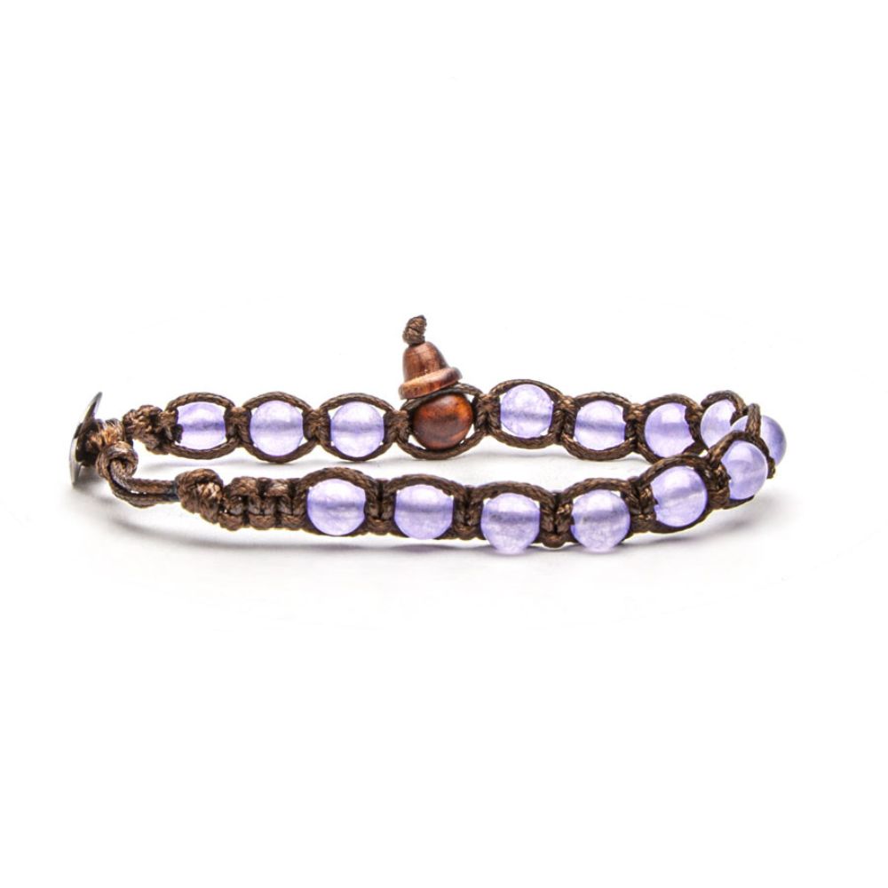 Bracciale Tamashii con Giada Lavanda