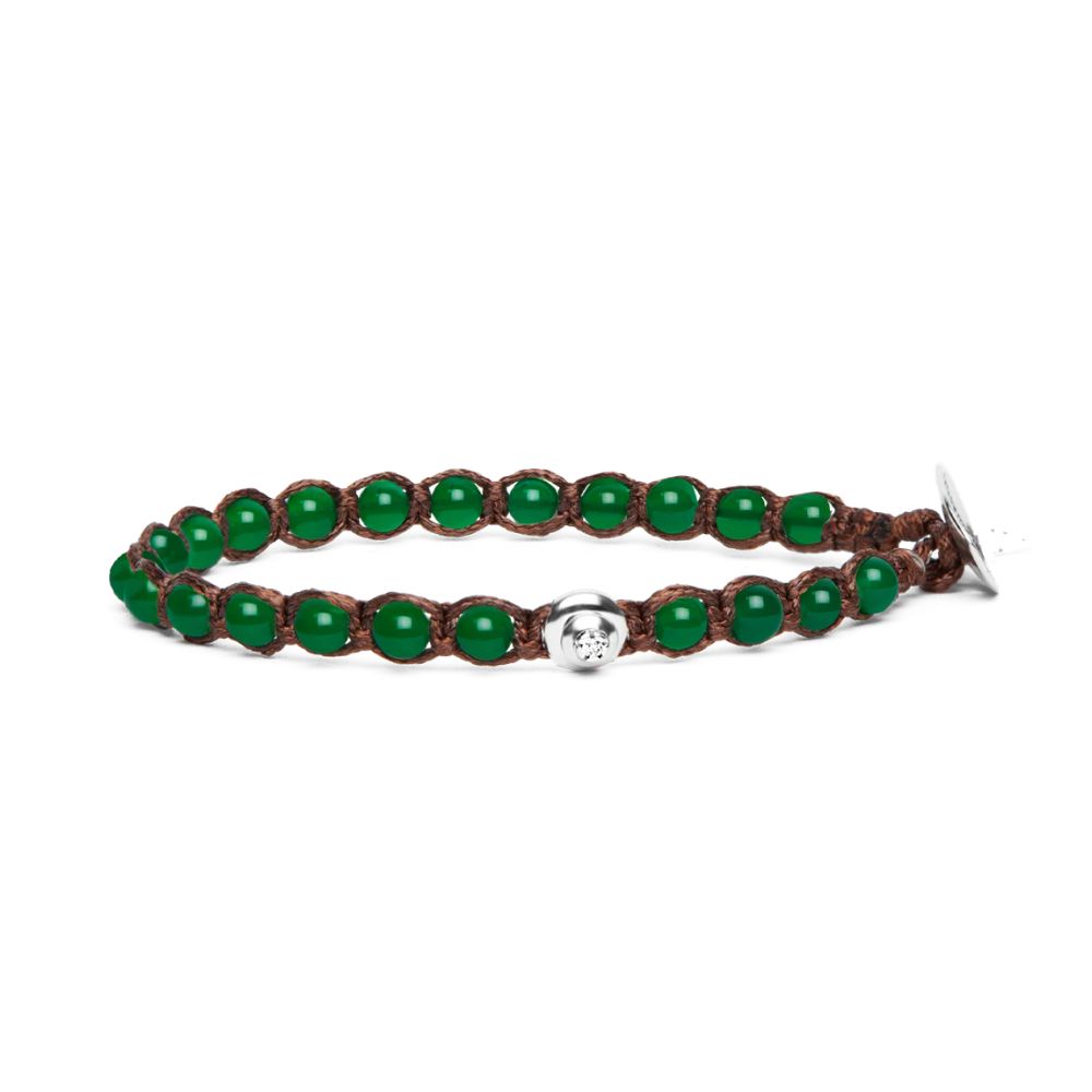 Bracciale Tamashii Essenza Agata Verde Bracciale Tamashii Essenza Agata Verde