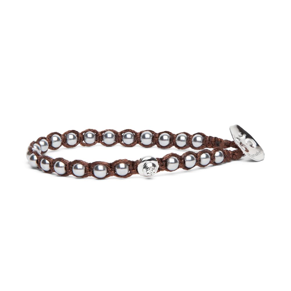 Bracciale Tamashii Essenza Ematite Argento Bracciale Tamashii Essenza Ematite Argento