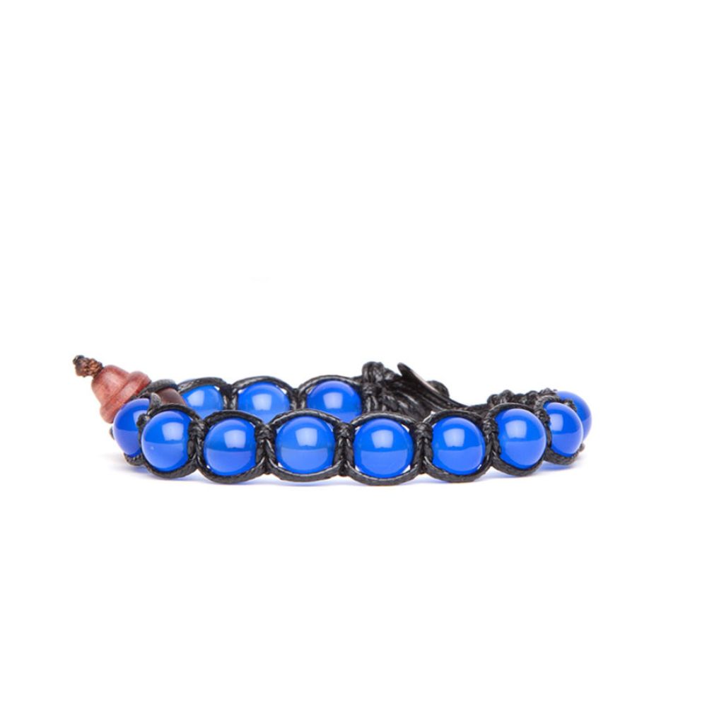 Bracciale Tamashii Tibetano Agata Blu