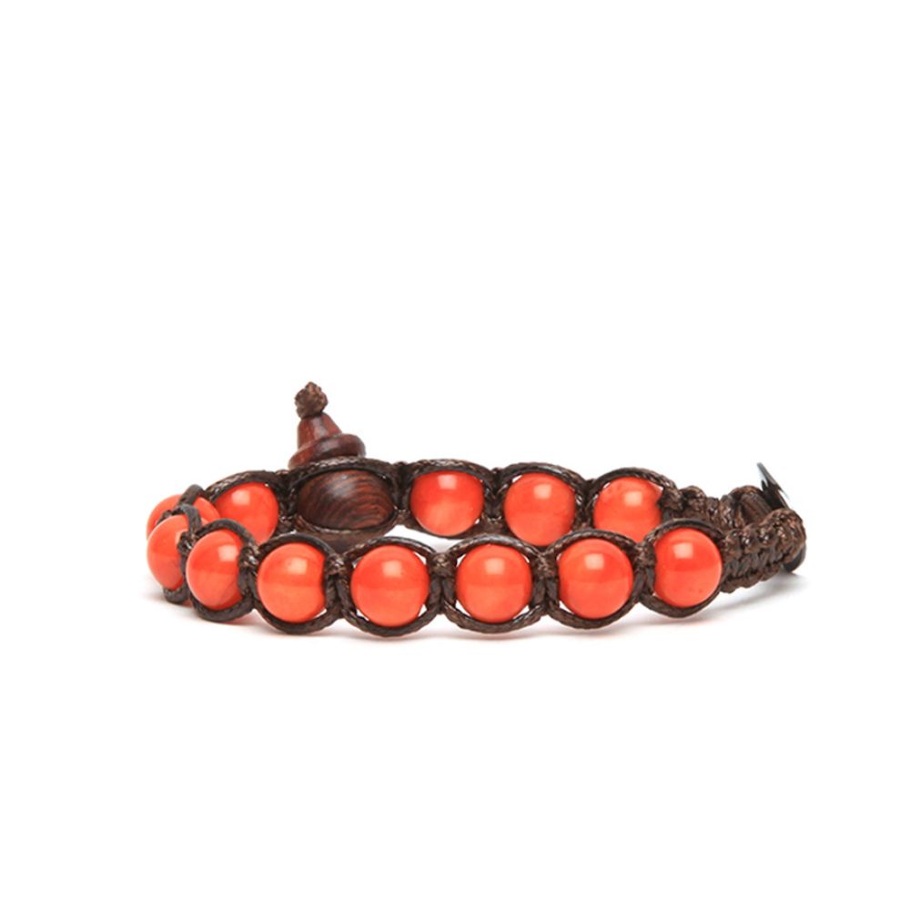 Tamashii Tibetan Bamboo Coral Bracelet