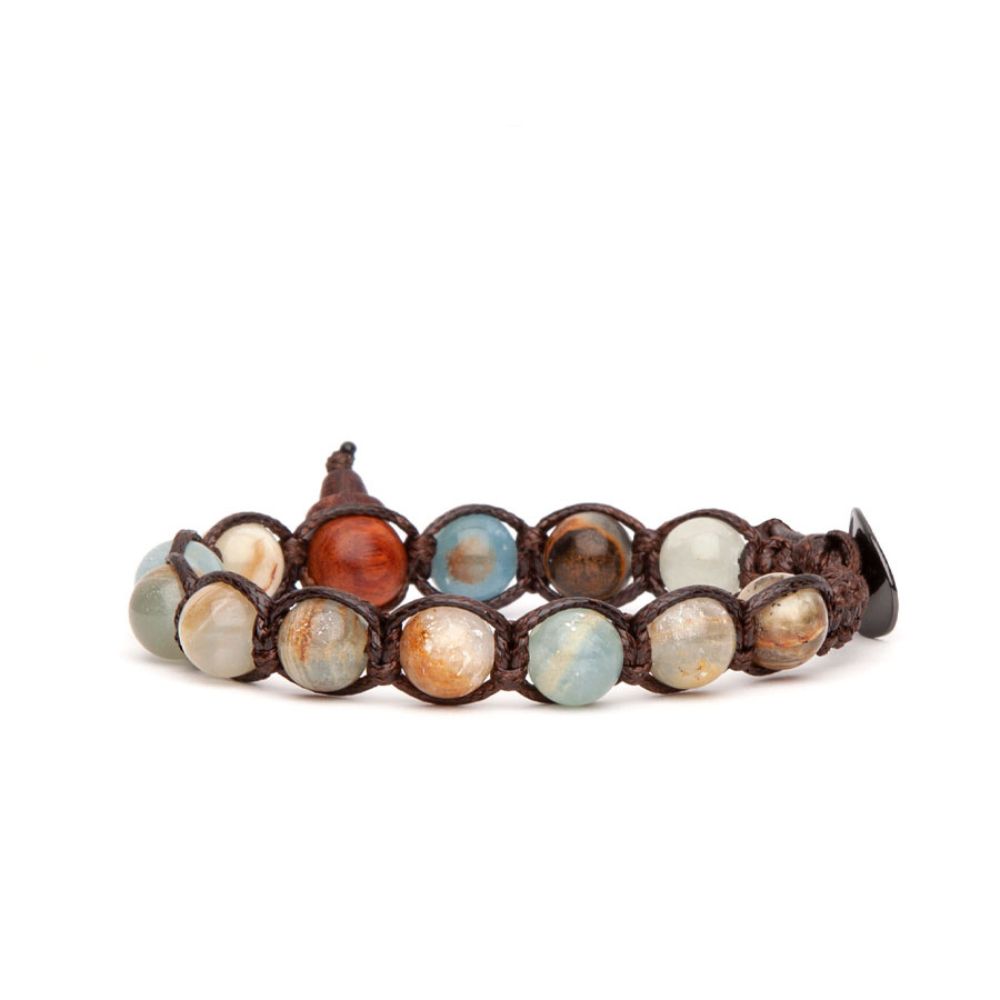 Bracciale Tamashii Tibetano Calcite Blue